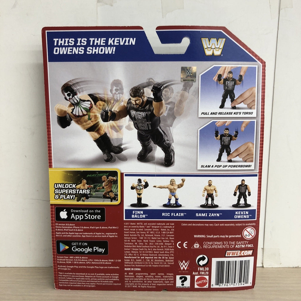 2017 Kevin Owens KO Retro Series 4 WWE Mattel Figure