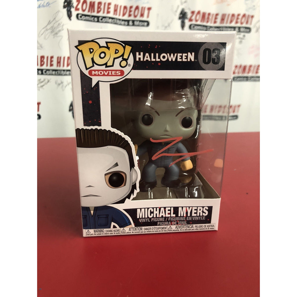 TYLER MANE SIGNED MICHAEL MYERS FUNKO POP VINYL 03 HALLOWEEN AUTOGRAPH PSA COA