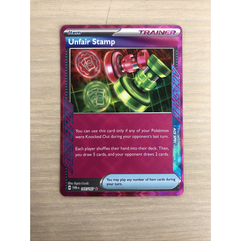 Unfair Stamp 165/167 Sv06: Twilight Masquerade Holo