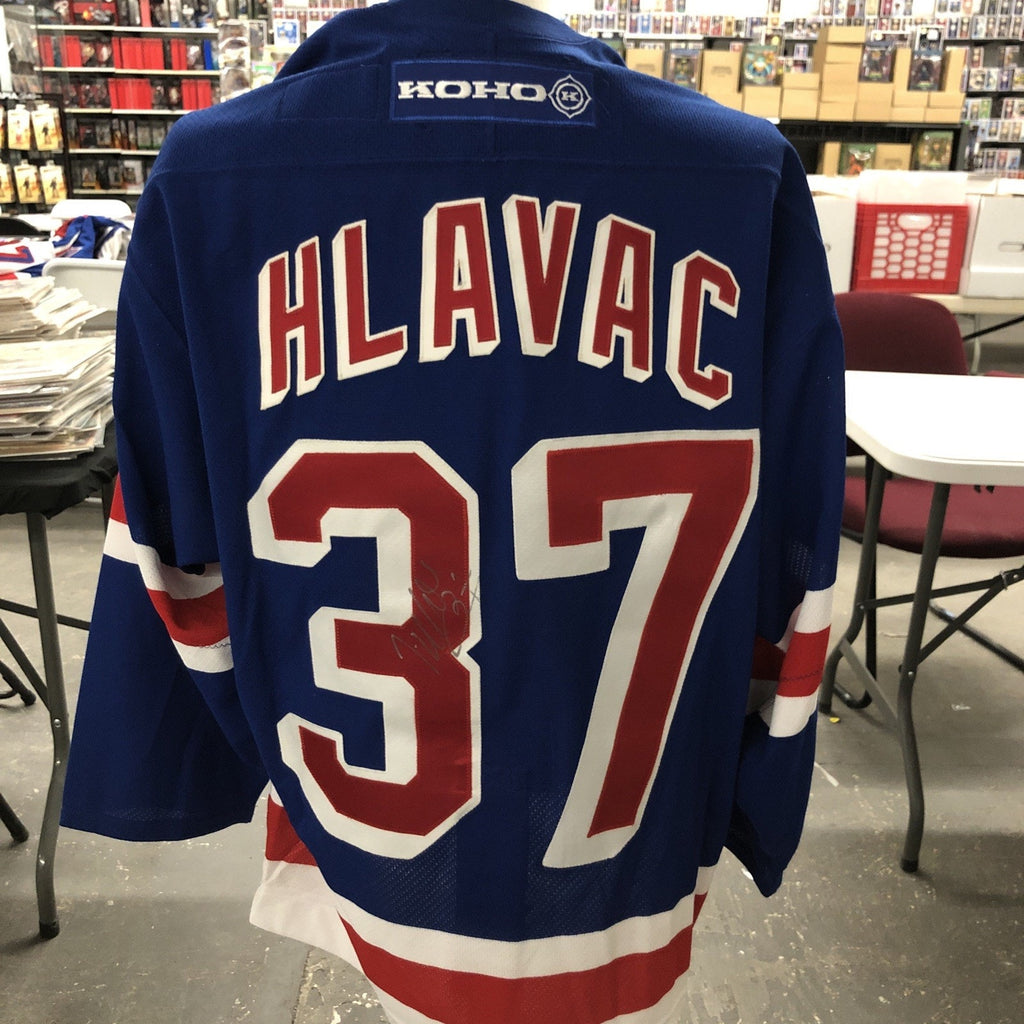 Jan Hlavac Signed New York Rangers KOHO Authentic On-Ice Jersey #37 Auto