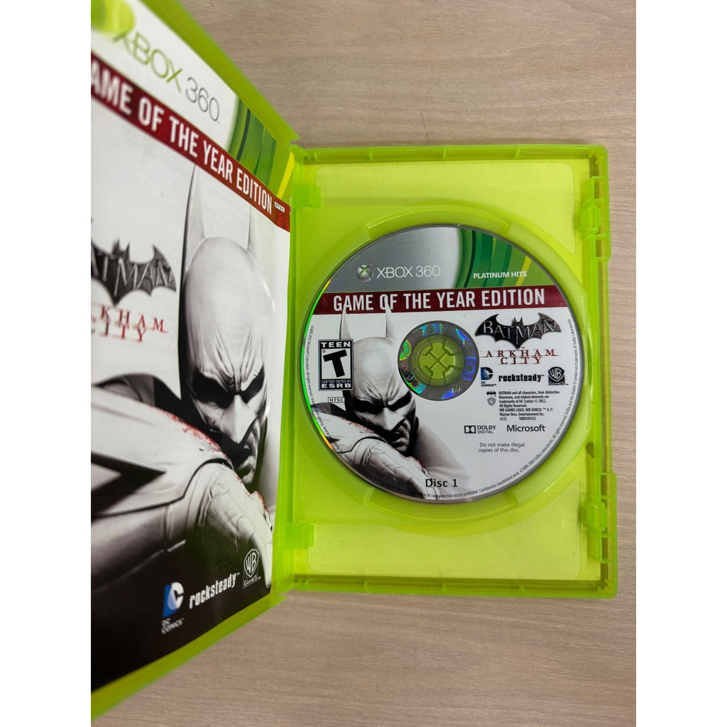 Batman Arkham City Game of the Year Edition Xbox 360 Video Game GOTY NTSC