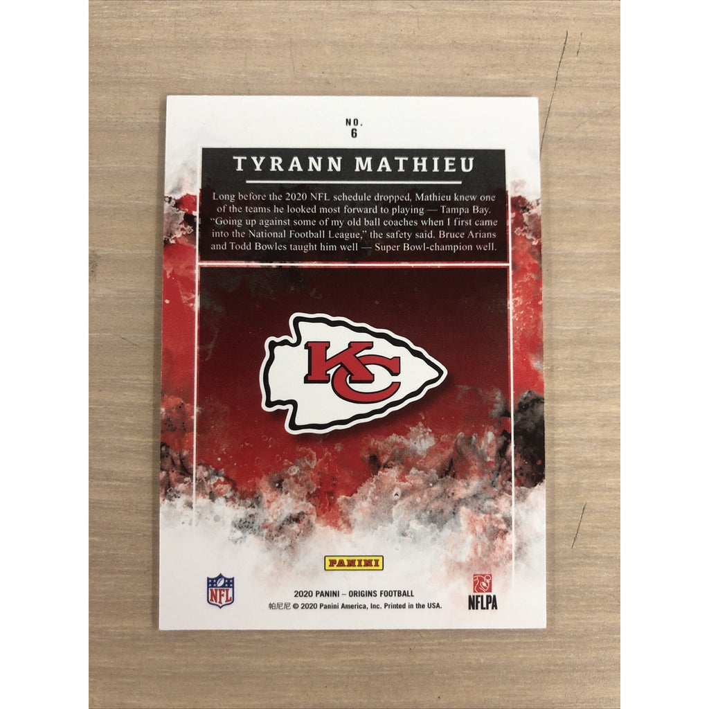 2020 Panini Origins Football Tyrann Mathieu Blue /99