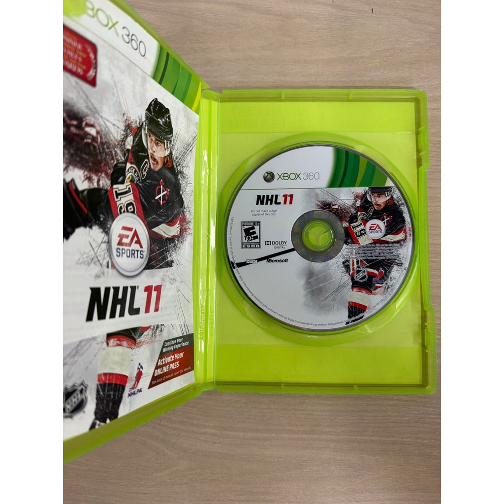 NHL 11 Xbox 360 Video Game Hockey EA Sports Multiplayer NTSC