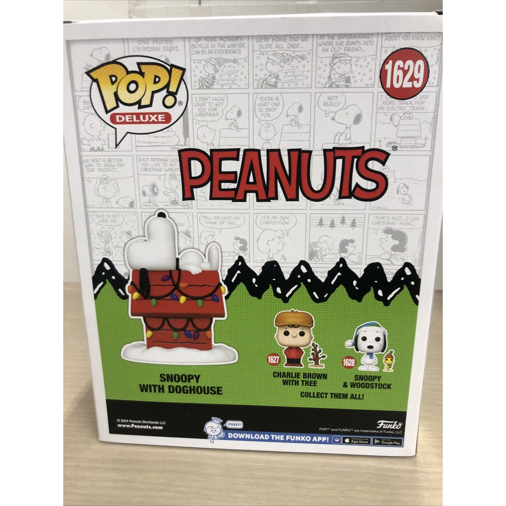 Funko Pop!Deluxe:Snoopy W/Doghouse Figure SIGNED Brad Keston (oc Celeb Marketing