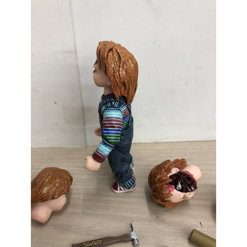 NECA Child’s Play Ultimate Good Guys Chucky Action Figure LOOSE MISSING PIECES