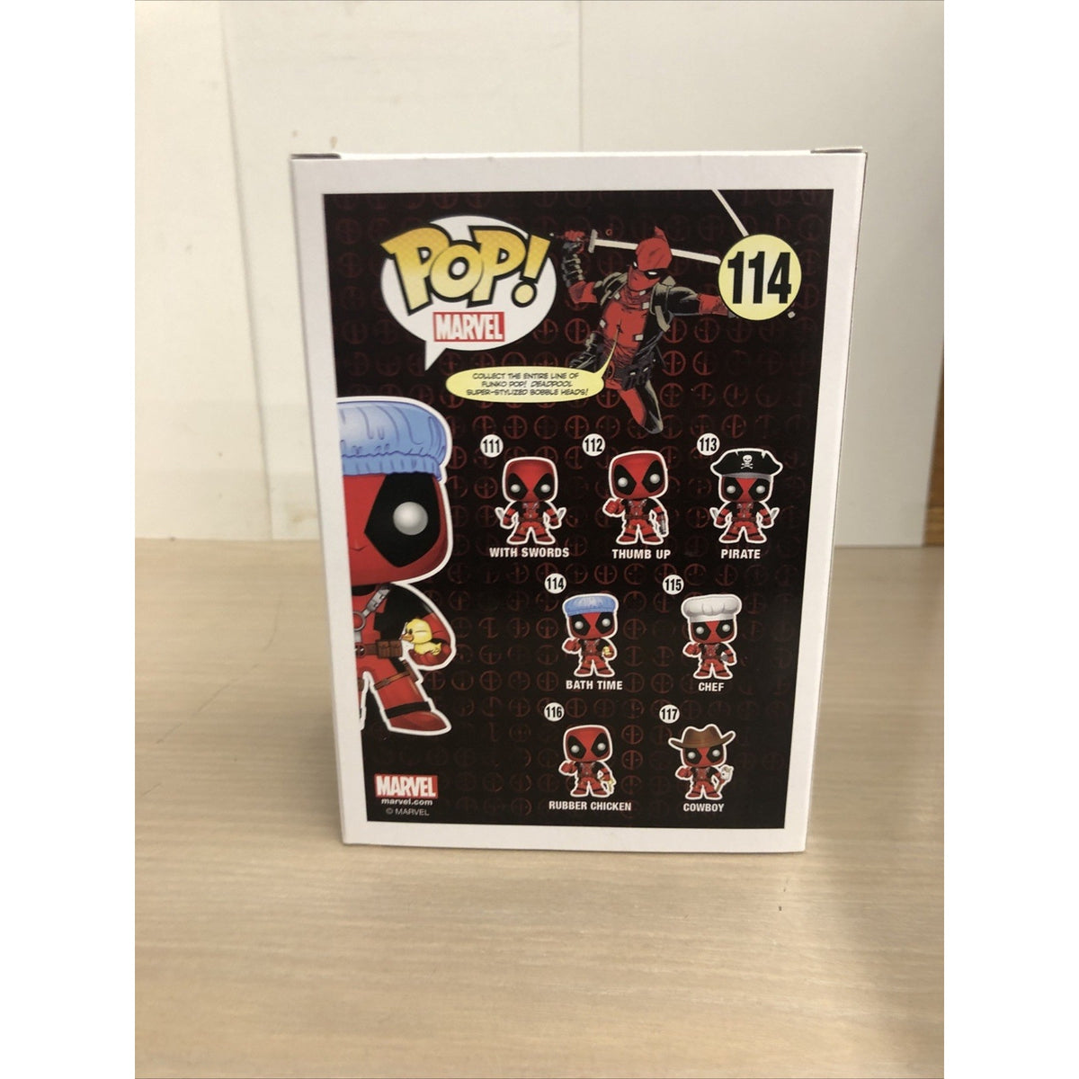 Pop! Deadpool (Shower Cap w/ Ducky) #114