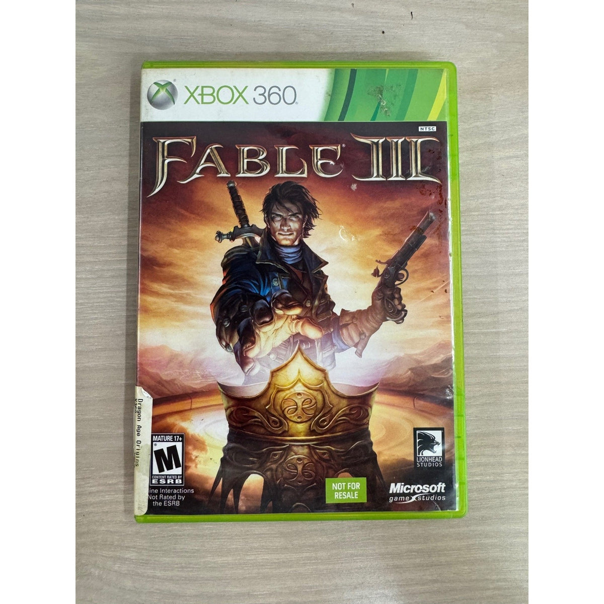 Fable III Xbox 360 Video Game Action RPG Adventure NTSC Online Co-op