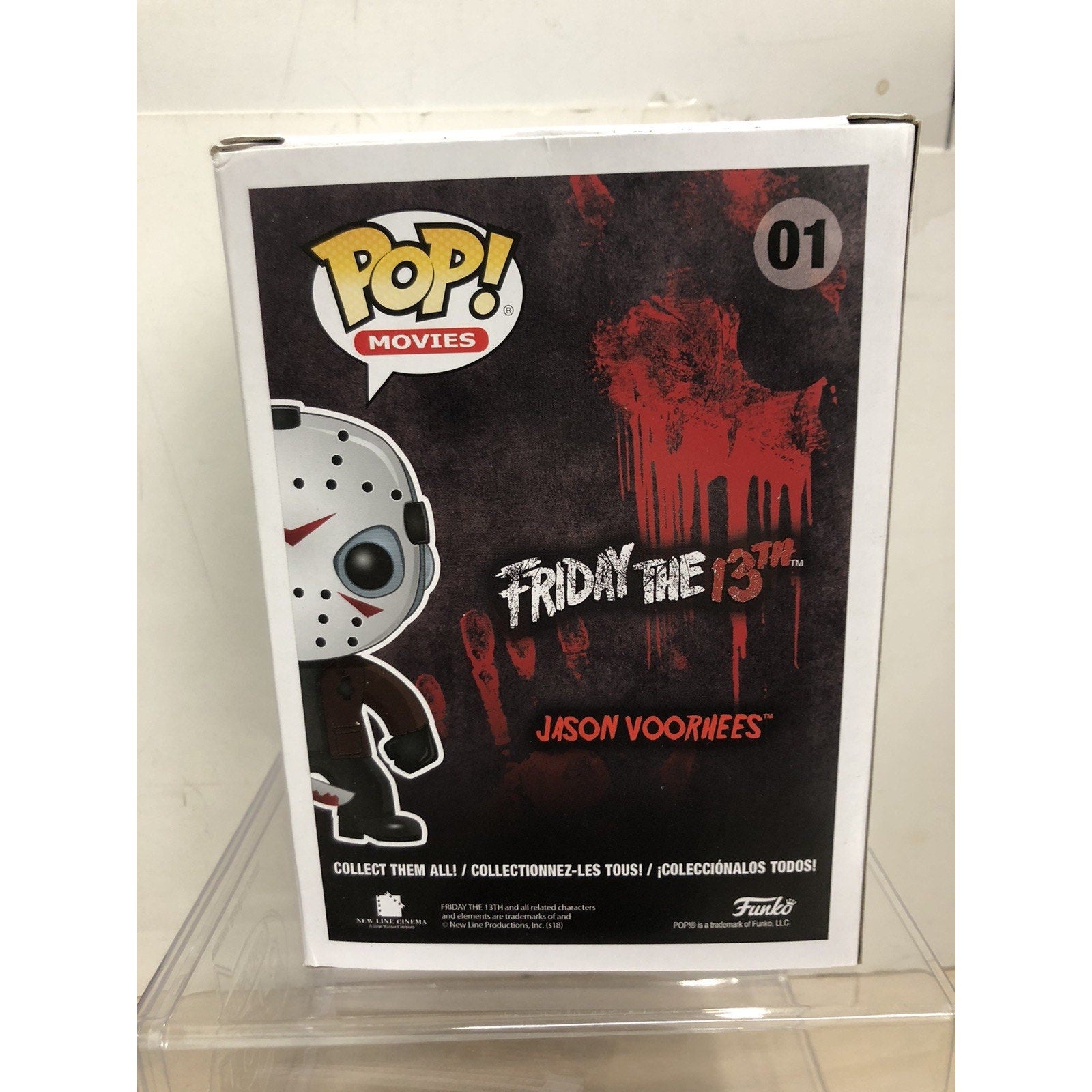 KANE HODDER Signed Funko Pop #01 Figure Jason Voorhees Friday the 13th JSA CoA