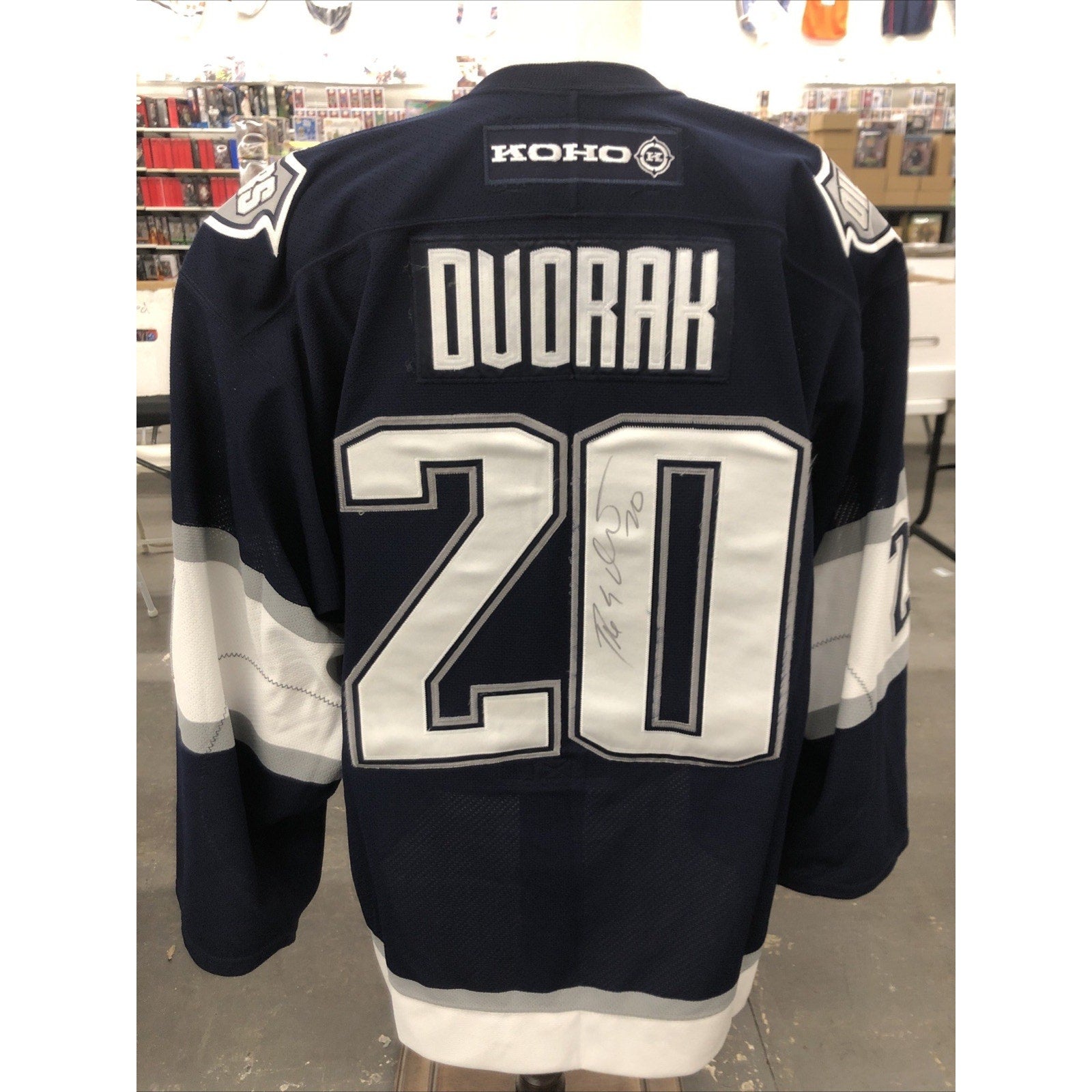 KOHO Authentic On-Ice NHL Jersey #20 Dvorak Signed Size 52 Pro Game Jersey