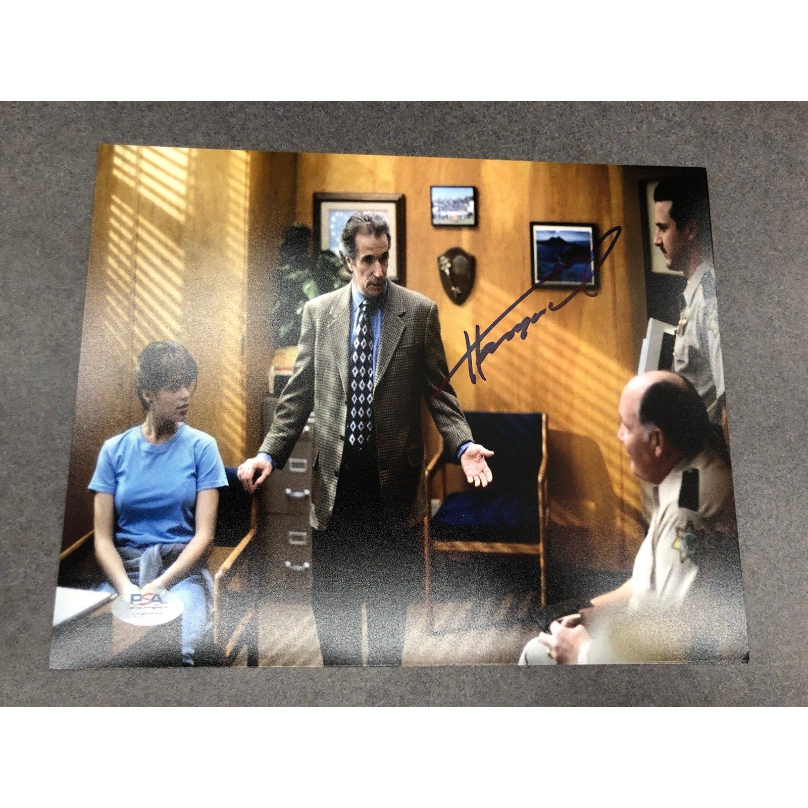 Henry Winkler SCREAM 1996 signed 8x10 photo PSA/DNA Autographed