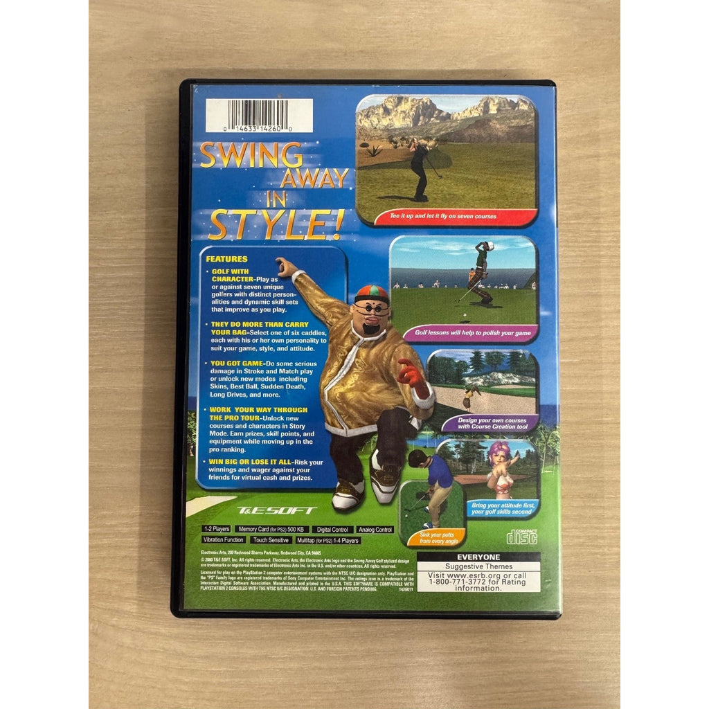 Swing Away Golf PlayStation 2 Video Game Multiplayer Sports Golf