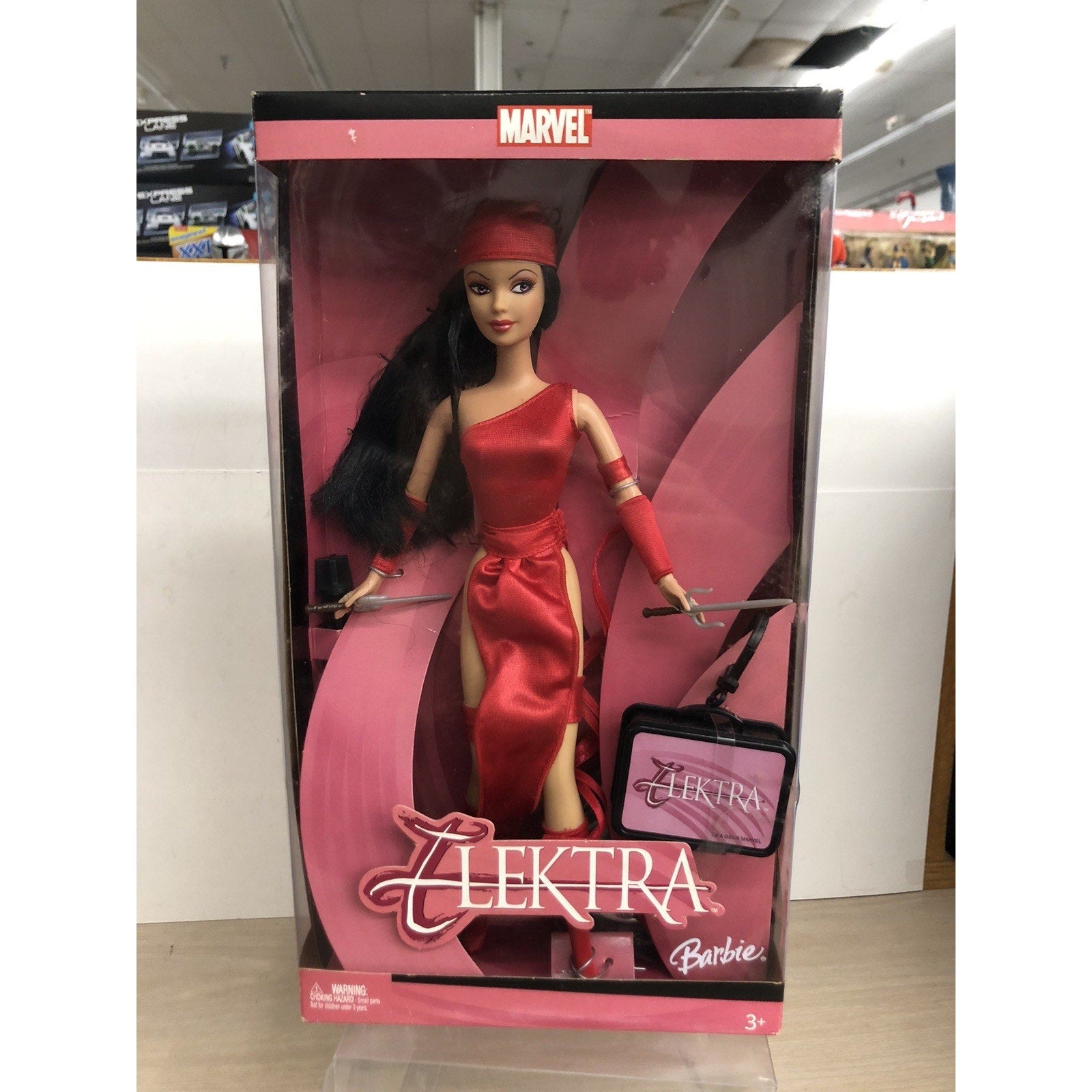 Barbie as Elektra from Marvel Comics