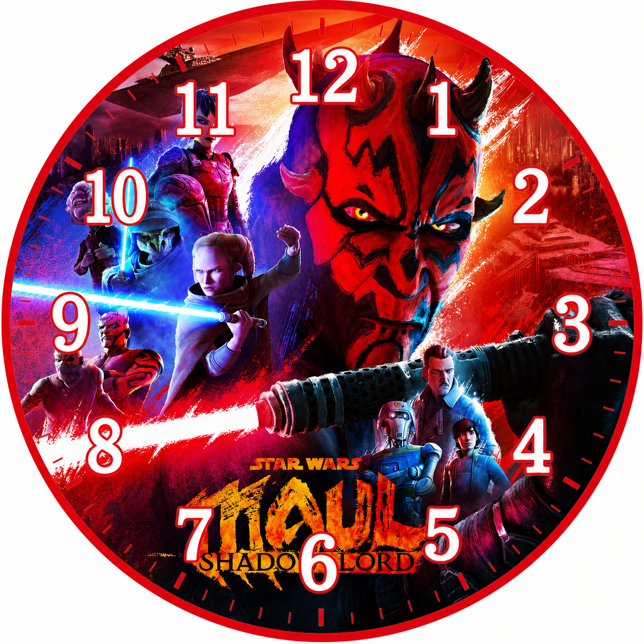 Vinyl Record Themed Clocks