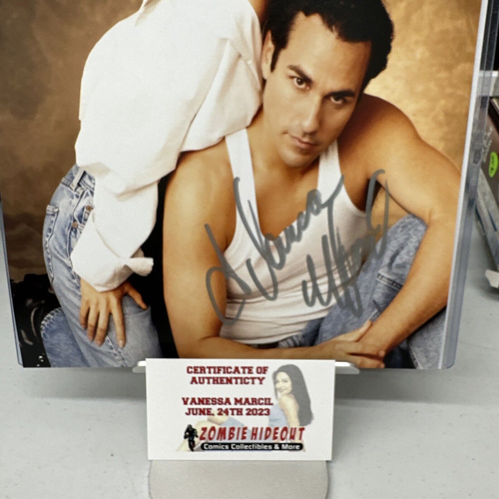 Vanessa Marcil Autographed 8X10 photo w/Store COA General Hospital, Vegas, 90210
