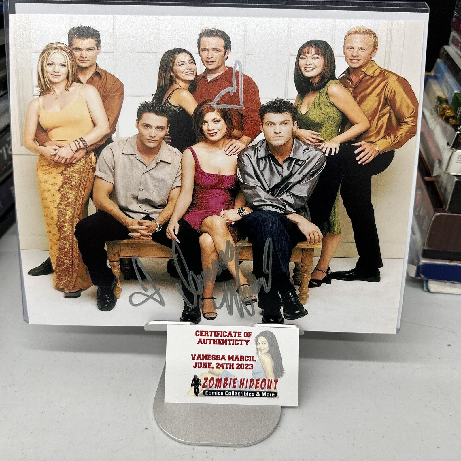 Vanessa Marcil Autographed 8X10 photo w/Store COA General Hospital, Vegas, 90210